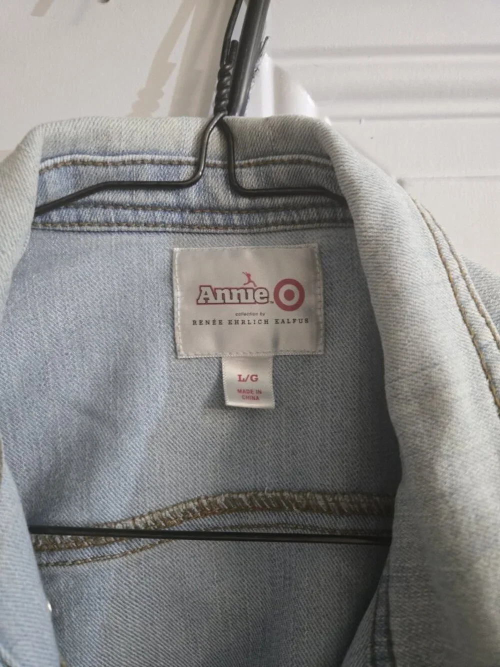 Annie Collection for Target By Renee Ehrlich Kalfus Girls Denim Jacket Size L